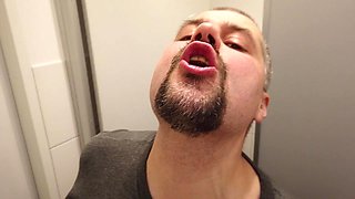 Blonde Sporty MILF Pisses in a Cup Wearing a Sports Jersey, Then Her Man Drinks the Piss