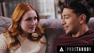 PURE TABOO Furious MILF Serene Siren Caught Stepson Fucking Stepsister Scarlet Skies On Security Cam