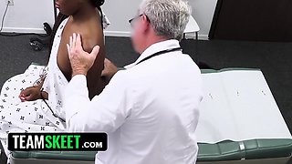 Black Babe Gets Special Treatment From Horny White Doctor And His Nurse With Amari Anne And Jessica Ryan