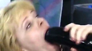 Bbw German Slut Rides Dick In Salon