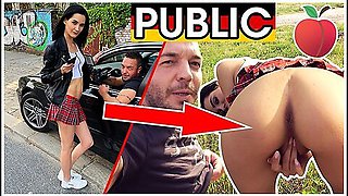 Young Skinny Tourist Gets Dirty Public Fuck