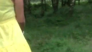 Thai Cum Slut Goes on a British Dogging Adventure