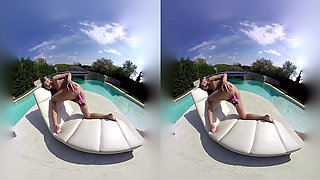 Gina Gerson Plays by the Pool