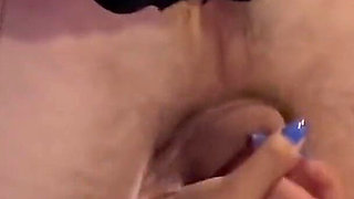 Mistress Spanks Her Slave and Makes Him Cum with a Masterful Handjob