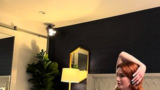 Casting babe shows girl how to masturbate with toys