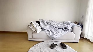 Hot Latina Wife Cheats on Stepbrother with Lesbian Lover in Living Room - 4K Porn