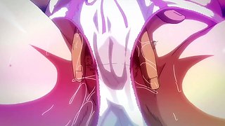 Wild hentai: watch sexy blonde girl with huge tits gets her pussy destroyed with huge cock and gets creampied