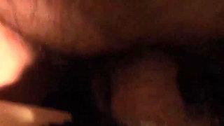 Babe in Black Garnet Lingerie Smokes, Fucks a Toy, Sucks Cock & Gets Creampie [full]