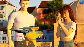 Hentai adventure at the gas station with some matrix hearts and big tit JOI