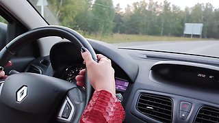 Fast Driving, Leather, High Heels 4K