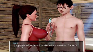 Animated girls having fun and getting naughty while working