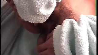 Stunning real amateur chick filmed in the shower