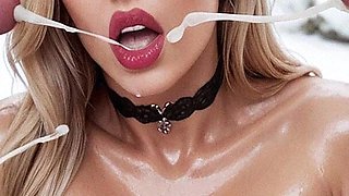 Claire and Jake Sex in Snowy Forest. Blonde Curvy Woman with Big Tits, Big Dick, Creampie, Cumshot, Gangbang, Bukkake