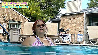 Nurse Vicki Models Her New Bikini by Pool Flashes You Then