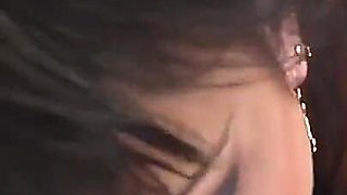 Group Party with Dirty Women with Big Tits Brunettes Take It in Their Mouths