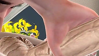 Intensive Analingus From Chrismas Girl Elf Makes Me so Hard to Explode 3D Animation