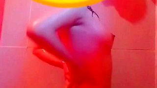 Bolivian Girl Naked in the Shower