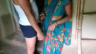 Desi Indian Wife Cheats on Husband with Trilokinath in Outdoor Sex - HD Fucking Video