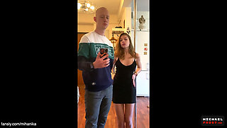 I Shoot a Challenge on Tik-tok with My Step Brother