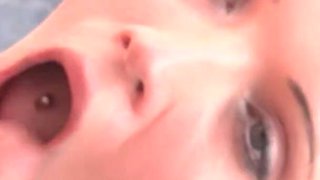 Partying girls getting fucked in teen orgy