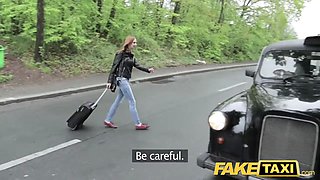 Faux cab slim red haired luvs aggressive sex