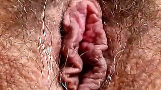 Extreme Closeup Wet Pussy Throbbing