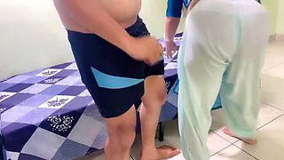 Desi Step Sister Fucked Hard by Step Brother in Hotel - Anal & Creampie