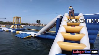 Perfect Bum Thai Gf Water Park Fun
