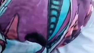 Outdoor horny hijabi compilation