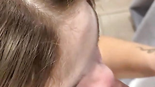 THE HOTTIE SUCKS MY COCK WONDERFULLY AND AS A REWARD I TREATED HER TO MY HOT CUM!