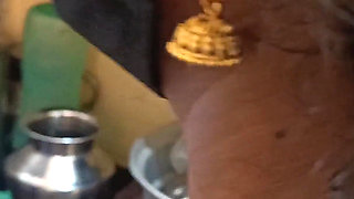 Housewife Works at Home with Stepsister and Her Husband