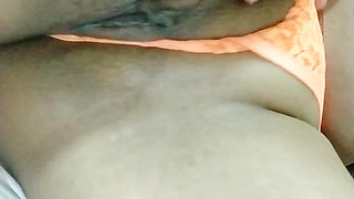 Shy but Bitch Lets Me See Her Shaved Pussy