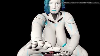 Exploring anal fun with a thick dildo in a wild three-dimensional fantasy