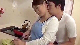 Yasuko Mori - Step son sex life with his Step mom together