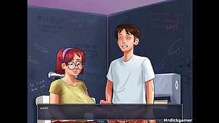 Summertime Saga Shy Girlfriend Gets Her Mouth Filled with My Cum