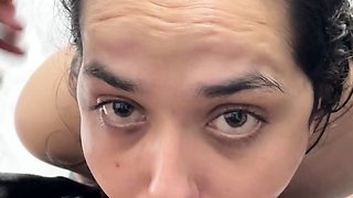 POV Blowjob Teen Girl Brunette Compilation