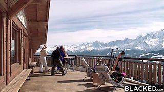 Hot Brunette Mary Takes BBC in Every Hole - Blowjob, Doggystyle & More