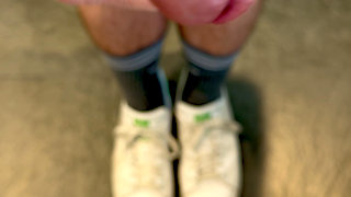 My Adidas Stan Smith sneakers got coveres with cum