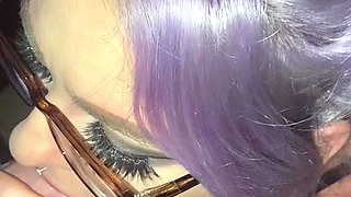 Amateur babe giving a great blowjob in POV home video