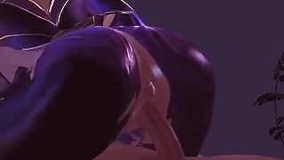 Ziyan Goddess Booty Bounce in 3D - 3D Animation