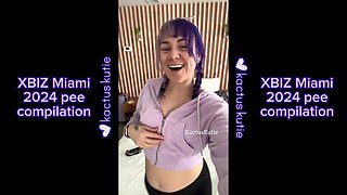 Xbiz Miami 2024 Pee Compilation