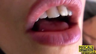 Strapped up fetish submissive Deep Throats