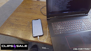Teen Tech Bro Films Anal Fucking Stepmom and Cums in Ass