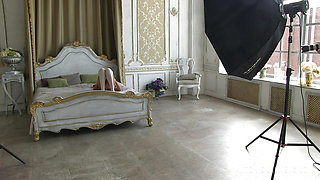 Katya Clover on photo session 'Call Me Clover' by Henry Sharpe (Antonio Clemens), backstage, NUDE-part 3