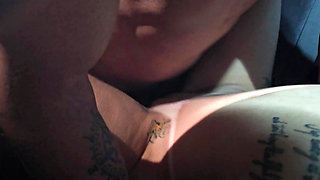 I Found the Hot Married Woman in the Square with Her Cuckold Husband, She Full of Horniness Called Me to the Car