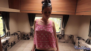 Bukkake in a motorhome