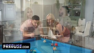 Long time No See, step-mom and sister hungry for stepbrother's boner 24/7 - freeuse milf