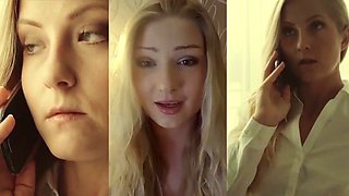 VIP SEX VAULT - Bubble Butt Portuguese Beauty Noe Milk Gets Fucked By Two Guys While At Work
