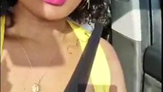 Exhibition of my ebony in the car