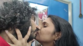 Desi Mallu Girl Seduced By Boyfriend's Work Mate - Hot Cheating Sex in Bedroom